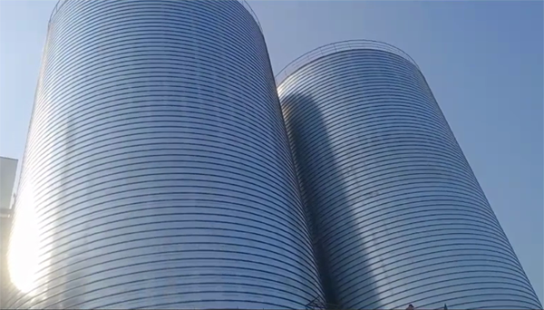 庆安2座混凝土高架卷板仓