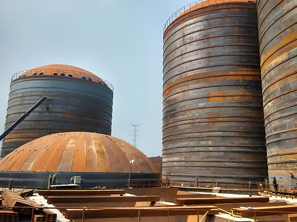 庆安焦粉钢板仓